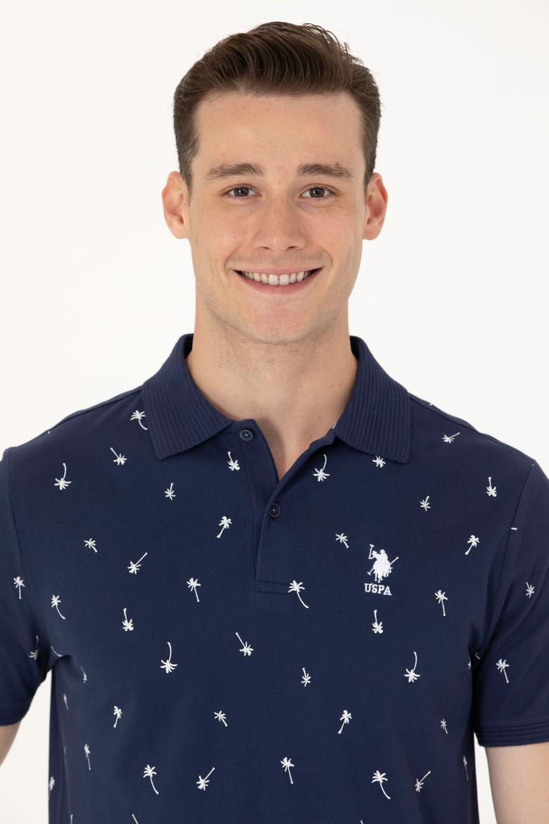 Erkek Lacivert Polo Yaka Tişört - 50269216019