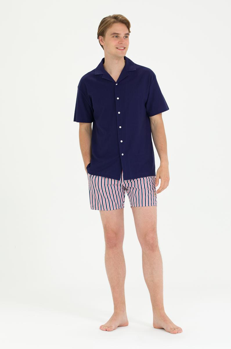 Erkek Lacivert Deniz Şortu