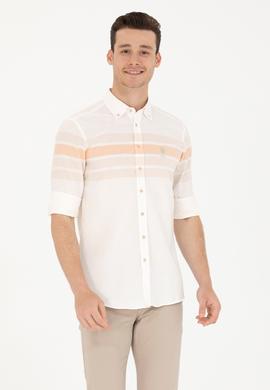 Erkek Turuncu Uzun Kollu Gömlek - 50269872007