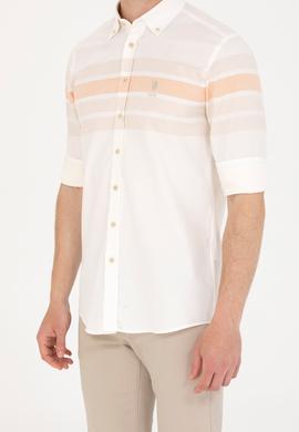 Erkek Turuncu Uzun Kollu Gömlek - 50269872007