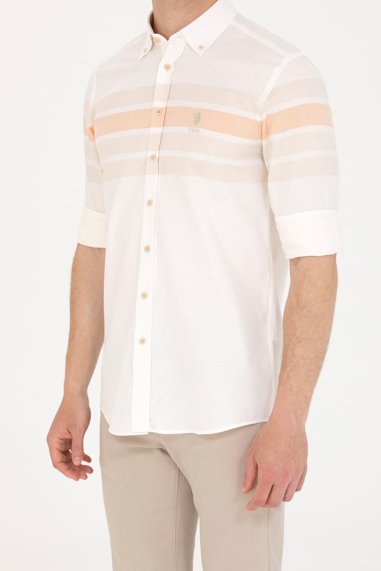 Erkek Turuncu Uzun Kollu Gömlek - 50269872007