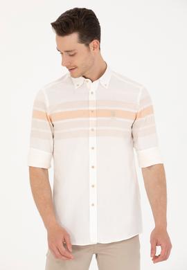 Erkek Turuncu Uzun Kollu Gömlek - 50269872007