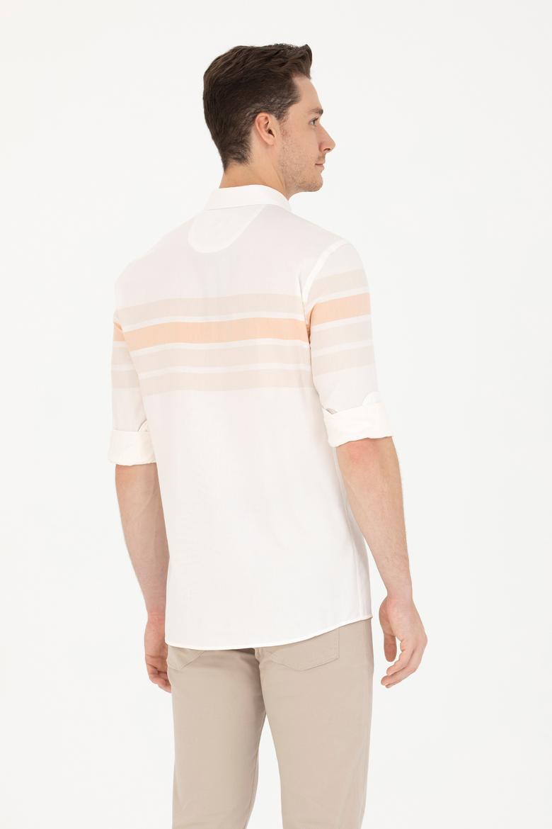 Erkek Turuncu Uzun Kollu Gömlek - 50269872007