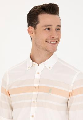 Erkek Turuncu Uzun Kollu Gömlek - 50269872007