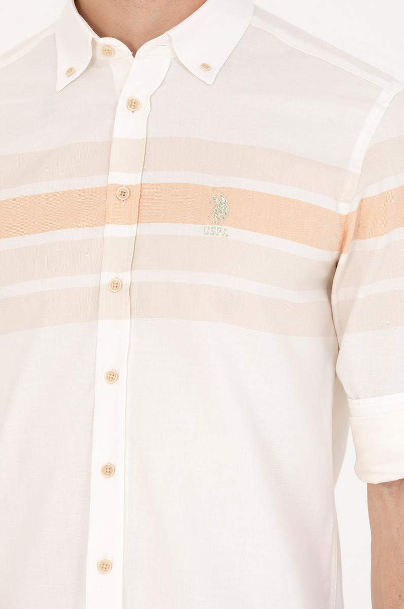 Erkek Turuncu Uzun Kollu Gömlek