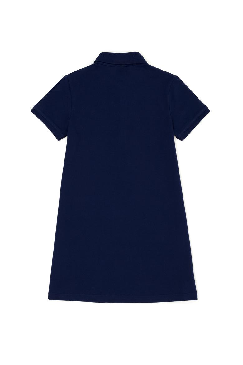 Kız Çocuk Lacivert Ksıa Kol Örme Elbise - 50270098003