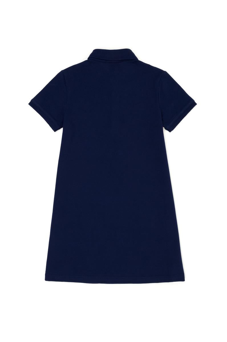 Kız Çocuk Lacivert Ksıa Kol Örme Elbise