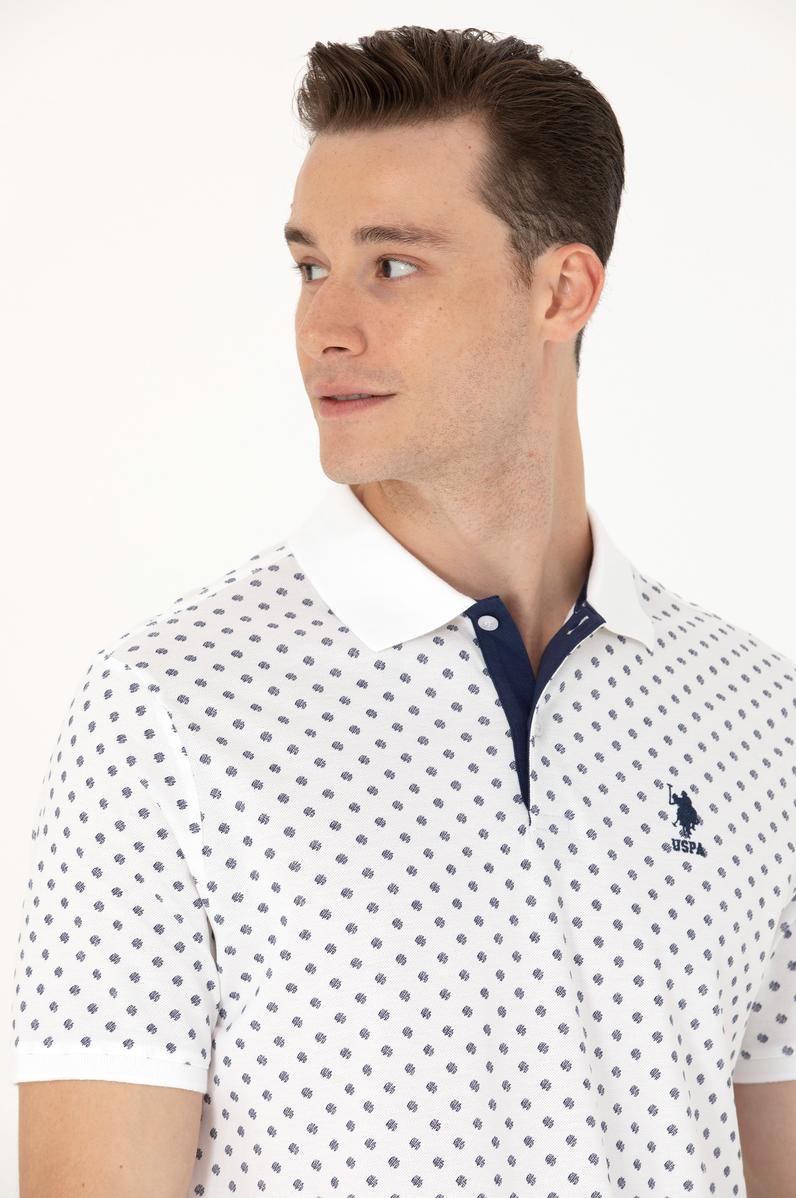 Erkek Beyaz Polo Yaka Tişört