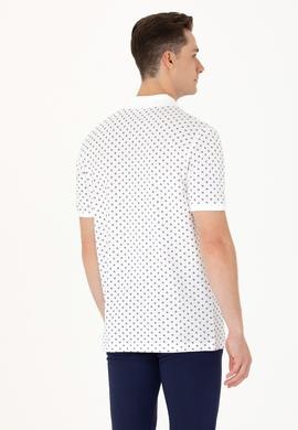Erkek Beyaz Polo Yaka Tişört - 50270271009