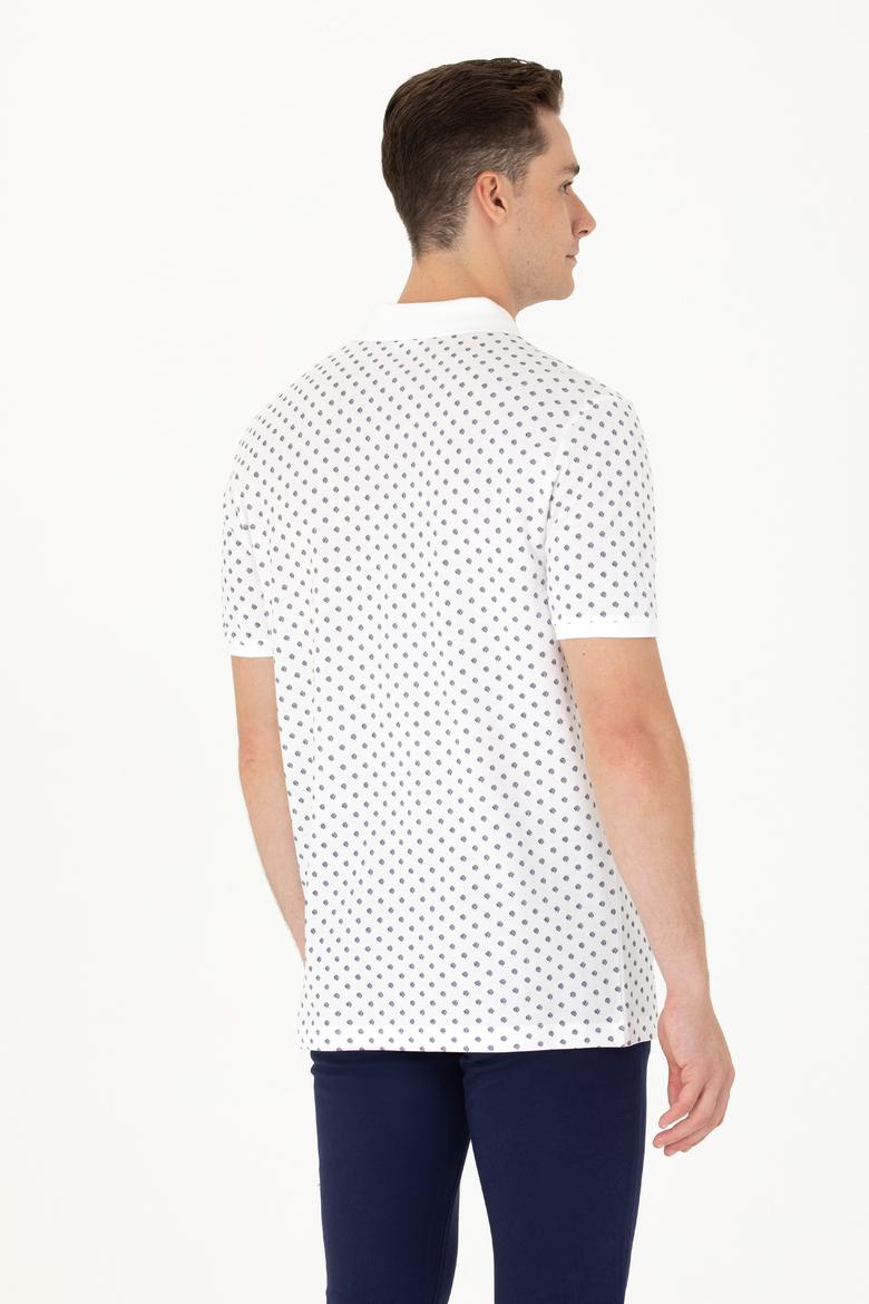 Erkek Beyaz Polo Yaka Tişört - 50270271009