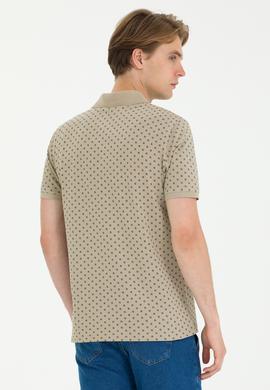 Erkek Haki Polo Yaka Tişört - 50270271011