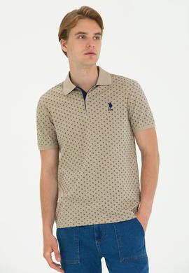 Erkek Haki Polo Yaka Tişört - 50270271019