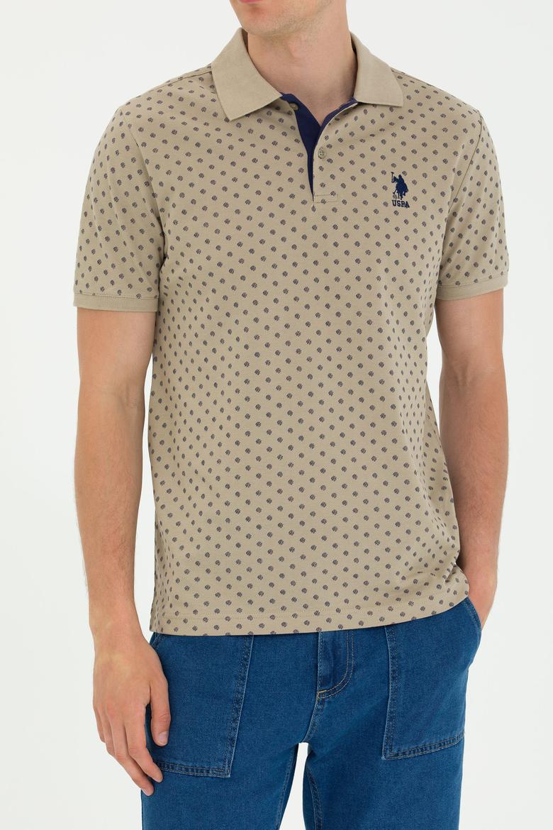 Erkek Haki Polo Yaka Tişört - 50270271011