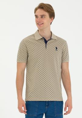 Erkek Haki Polo Yaka Tişört - 50270271011