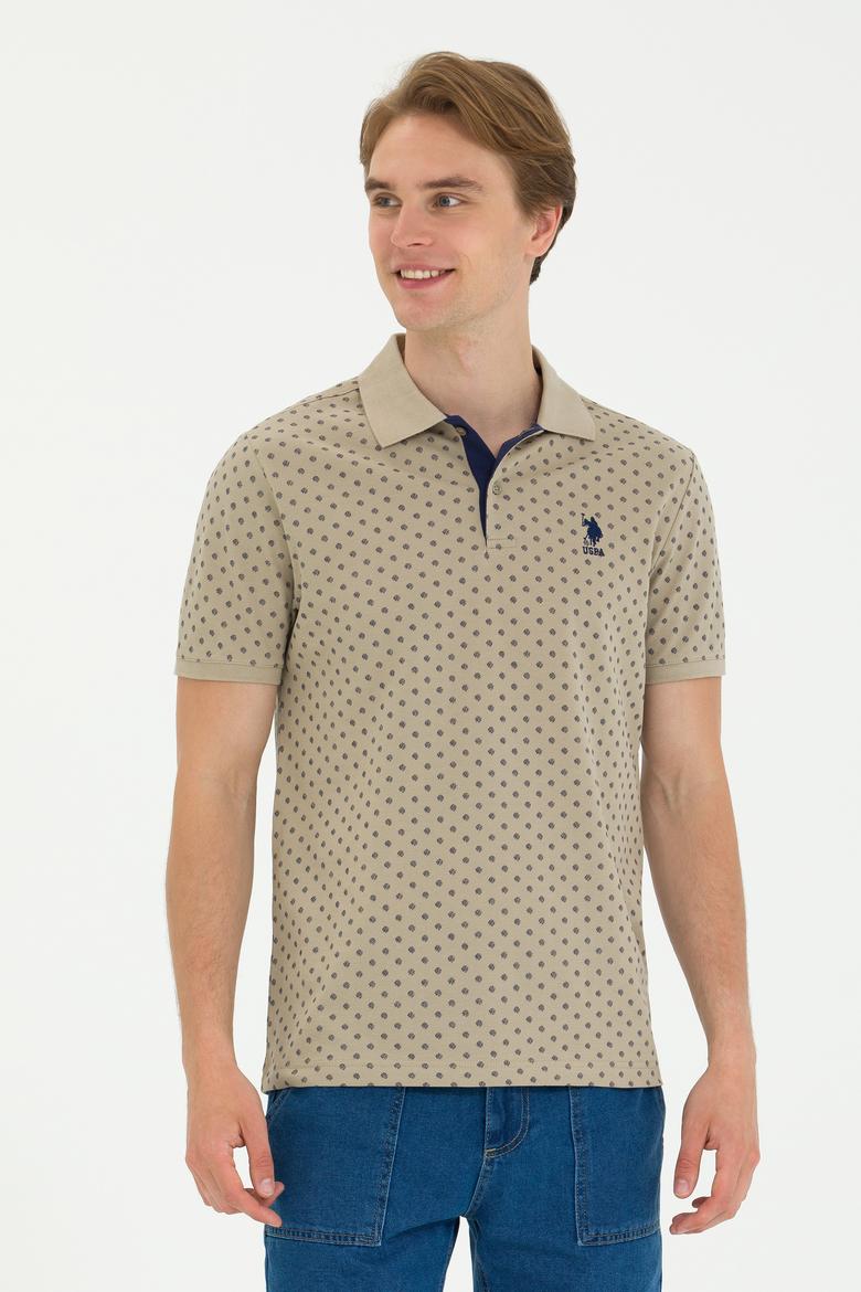 Erkek Haki Polo Yaka Tişört - 50270271011