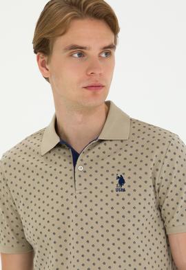 Erkek Haki Polo Yaka Tişört - 50270271011