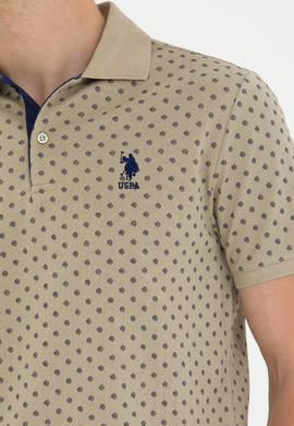 Erkek Haki Polo Yaka Tişört - 50270271011