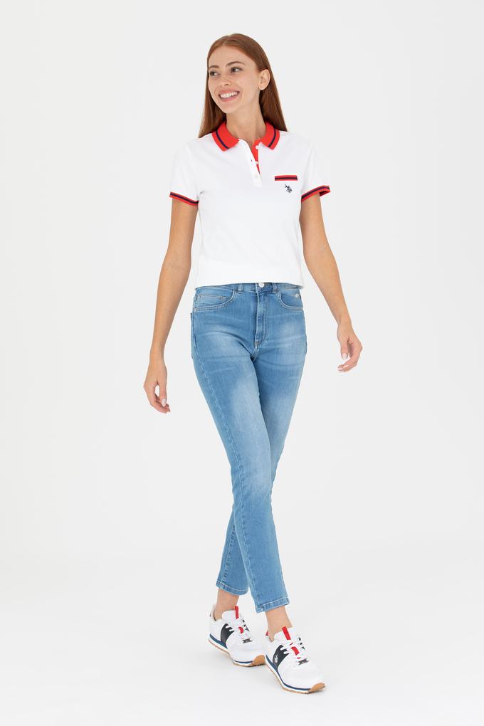 Kadın Mavi Slim High Waist Fit Jean Pantolon