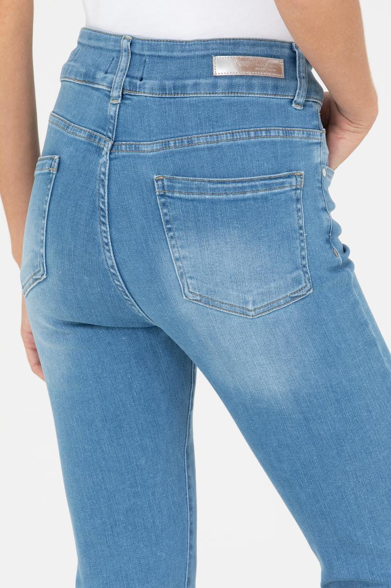 Kadın Mavi Slim High Waist Fit Jean Pantolon