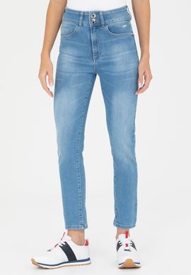 Kadın Mavi Slim High Waist Fit Jean Pantolon - 50270320003