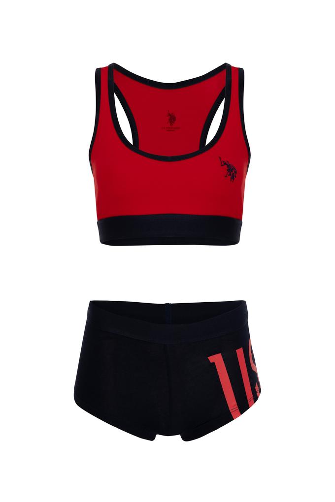 Kadın Kırmızı İç Giyim Takım