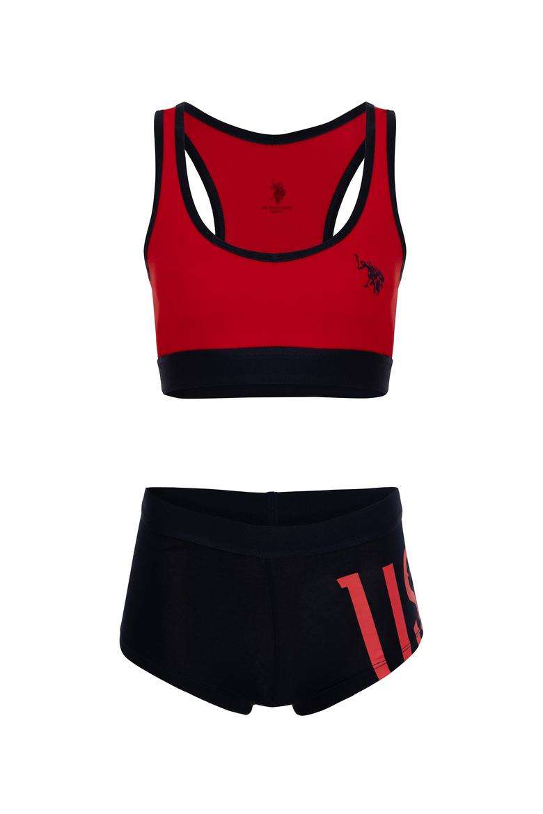 Kadın Kırmızı İç Giyim Takım
