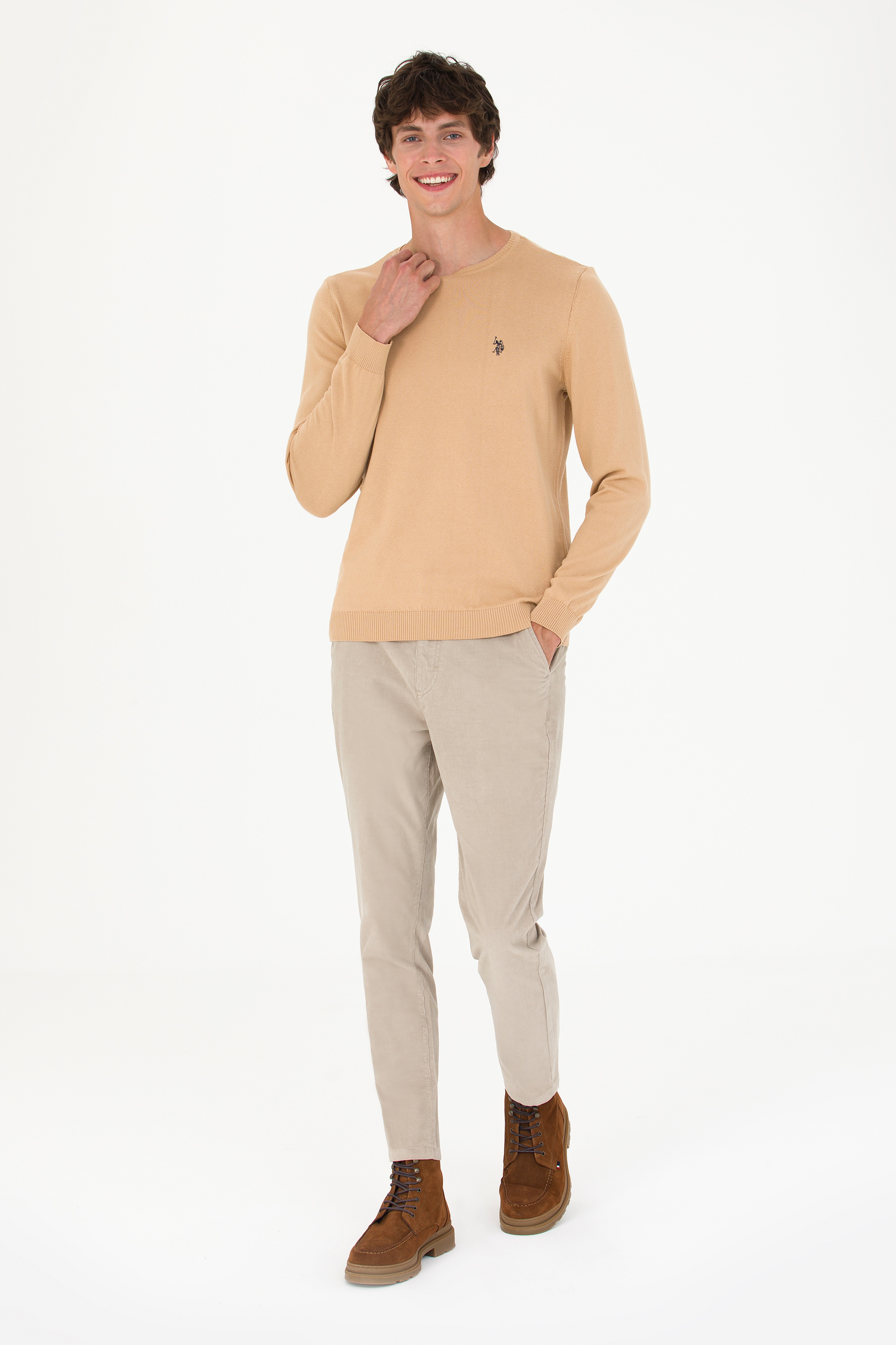 Erkek Taş Kanvas Pantolon - Image 3
