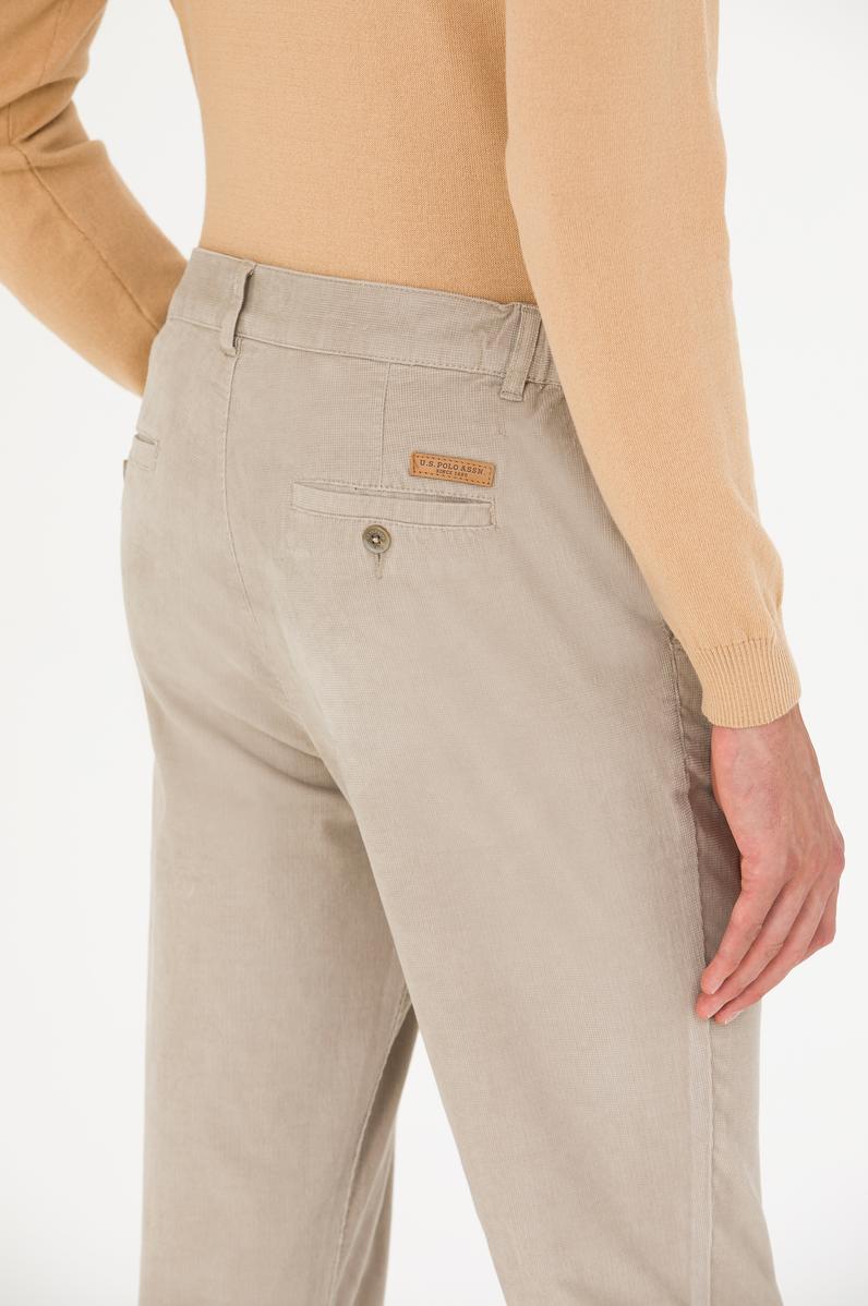 Erkek Taş Kanvas Pantolon