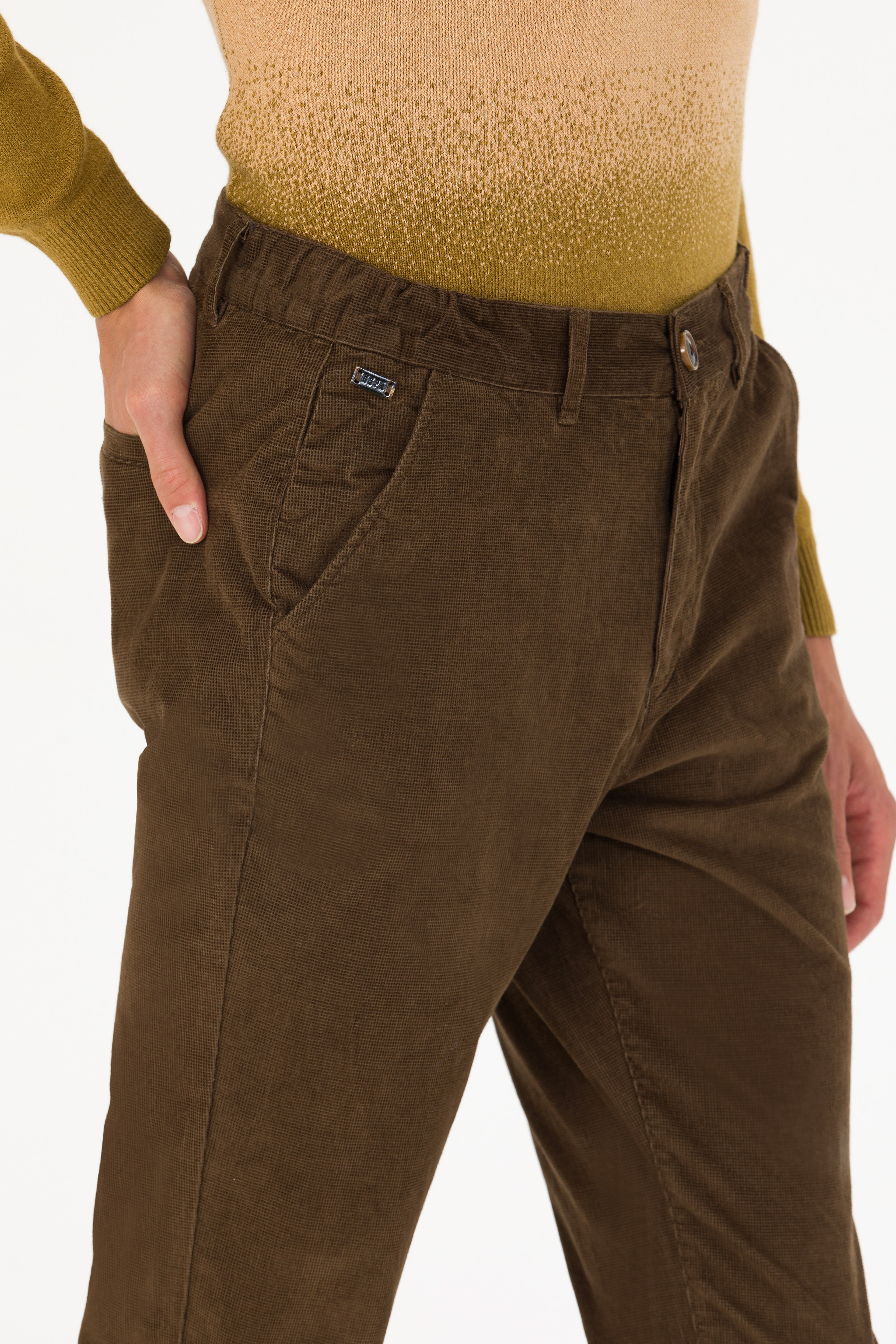 Erkek Coconut Kanvas Pantolon - Image 5