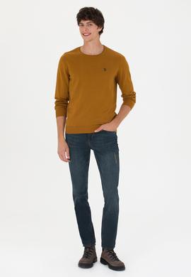 Erkek Koyu Mavi Jean Pantolon - 50254615095