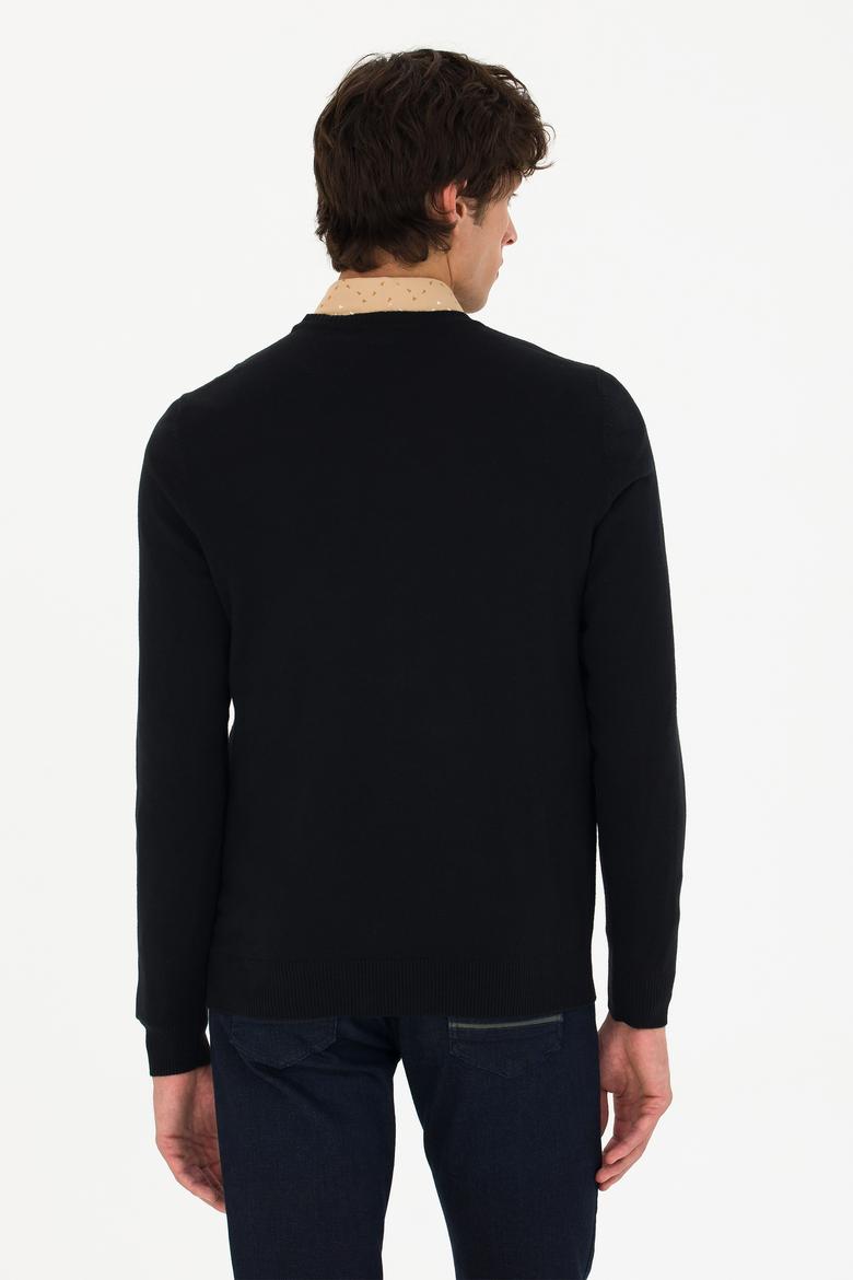 Erkek Siyah Basic Kazak - 50275819001