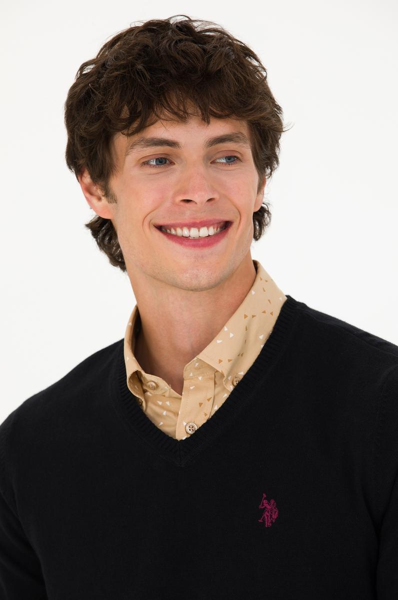 Erkek Siyah Basic Kazak