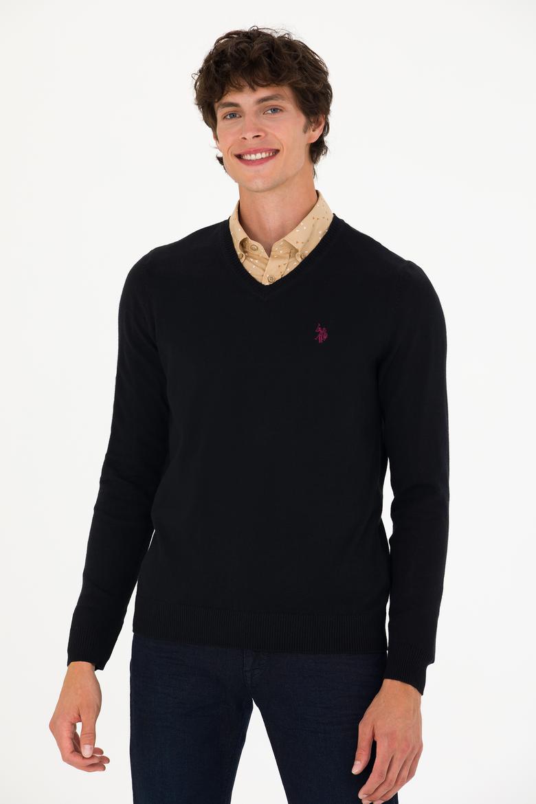 Erkek Siyah Basic Kazak