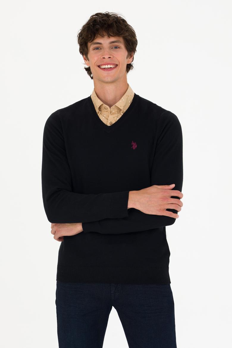 Erkek Siyah Basic Kazak - 50275819001