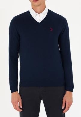 Erkek Lacivert Basic Kazak - 50275819020