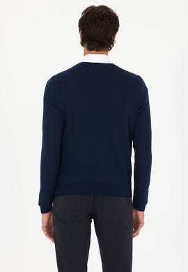 Erkek Lacivert Basic Kazak - 50275819020