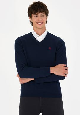 Erkek Lacivert Basic Kazak - 50275819020