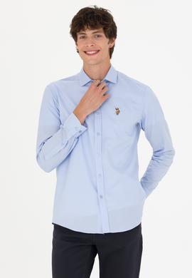 Erkek Mavi Uzun Kollu Gömlek - 50272841016