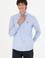 Erkek Mavi Uzun Kollu Gömlek