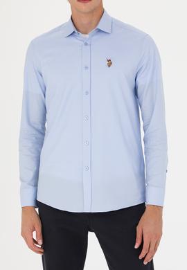 Erkek Mavi Uzun Kollu Gömlek - 50272841016