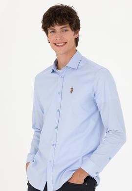 Erkek Mavi Uzun Kollu Gömlek - 50272841016