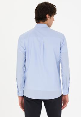 Erkek Mavi Uzun Kollu Gömlek - 50272841016