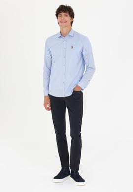 Erkek Mavi Uzun Kollu Gömlek - 50272841016