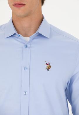 Erkek Mavi Uzun Kollu Gömlek - 50272841016