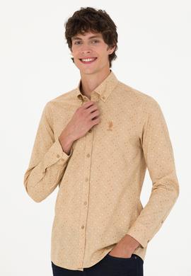 Erkek Taş Uzun Kollu Gömlek - 50272442064