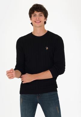 Erkek Siyah Basic Kazak - 50268940038