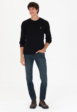 Erkek Siyah Basic Kazak - 50268940038