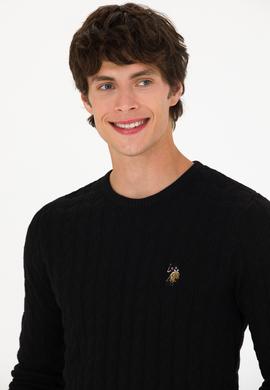 Erkek Siyah Basic Kazak - 50268940038