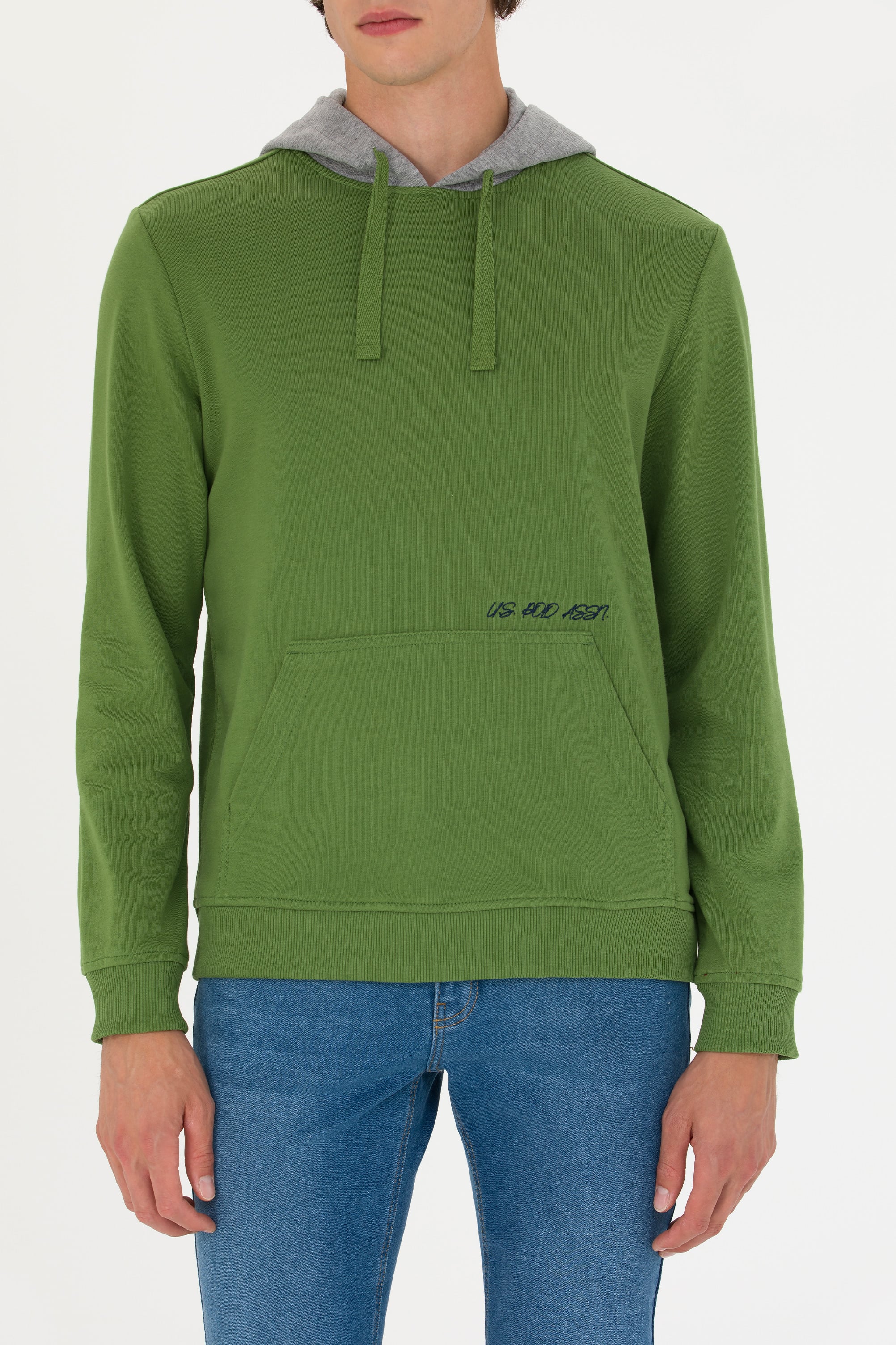 Erkek Yeşil Sweatshirt - Image 6