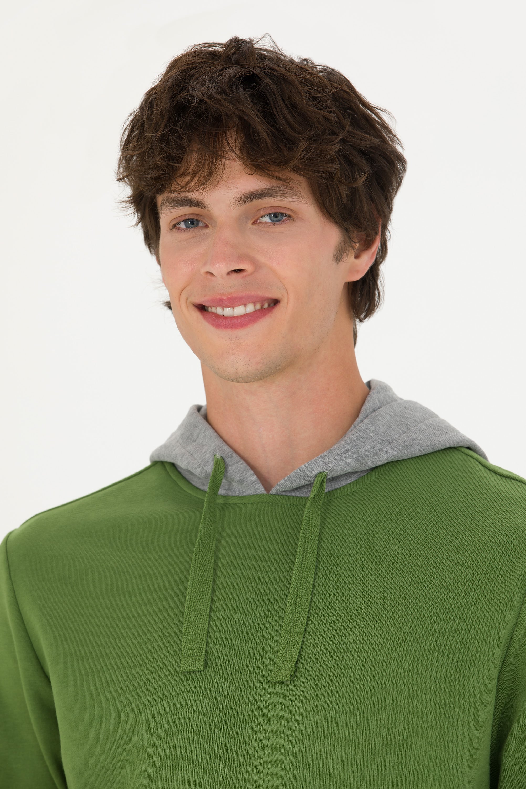 Erkek Yeşil Sweatshirt - Image 2